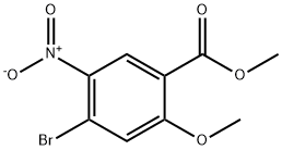 4-Bromo-2-methoxy-5-nitro-benzoic acid methyl ester 结构式