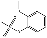 Phenol, 2-methoxy-, methanesulfonate
 结构式