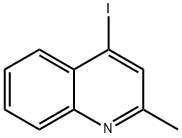 4-碘-2-甲基喹啉 结构式