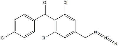 Methanone, [4-(azidomethyl)-2,6-dichlorophenyl](4-chlorophenyl)- 结构式