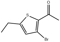 1-(3-Bromo-5-ethylthiophen-2-yl)ethanone 结构式