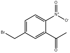 1-(5-(溴甲基)-2-硝基苯)乙酮 结构式