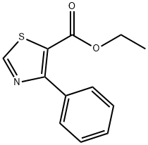 4-苯基噻唑-5-甲酸乙酯 结构式