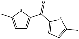 双-(5-甲基-噻吩-2-基)-甲酮 结构式