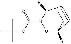 (1R,4S)-tert-butyl 2-oxa-3-azabicyclo[2.2.2]oct-5-ene-3-carboxylate 结构式