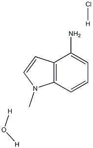 1-methyl-1H-indol-4-amine hydrochloride hydrate 结构式