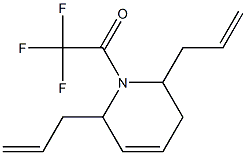 2,6-diallyl-1-(trifluoroacetyl)-1,2,3,6-tetrahydropyridine 结构式