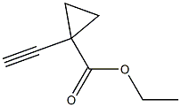 ETHYL 1-ETHYNYLCYCLOPROPANE-1-CARBOXYLATE 结构式