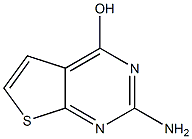 2-Amino-thieno[2,3-d]pyrimidin-4-ol 结构式
