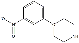 1-(3-硝基苯基)-吗啉 结构式