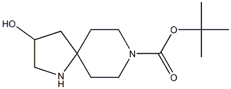 叔丁基-3-羟基-1,8-二氮杂螺[4.5]癸烷-8-羧酸乙酯 结构式