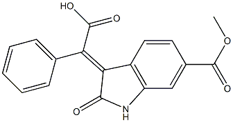 尼达尼布杂质D 结构式