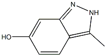 3-Methyl-2H-indazol-6-ol 结构式