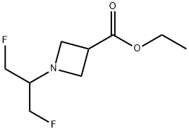 ETHYL 1-(1,3-DIFLUOROPROPAN-2-YL)AZETIDINE-3-CARBOXYLATE 结构式