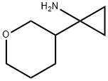 1-(TETRAHYDRO-2H-PYRAN-3-YL)CYCLOPROPAN-1-AMINE 结构式