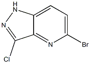 5-Bromo-3-chloro-1H-pyrazolo[4,3-b]pyridine 结构式