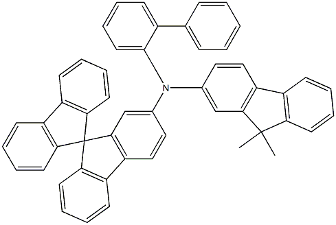 N-(9,9-二甲基-2-芴基)-N-(2-联苯基)- 9,9-螺二芴基-2-胺 结构式