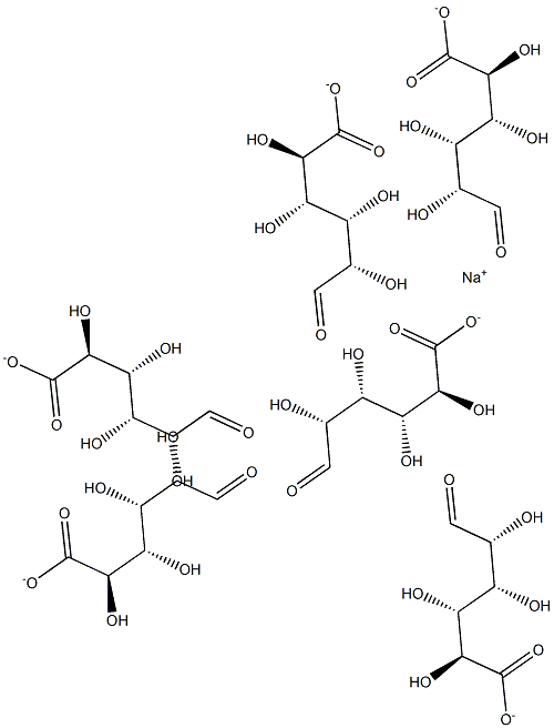 HEXA-GULURONIC ACID SODIUM SALT 结构式