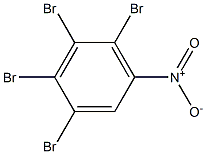 1,2,3,4-Tetrabromo-5-nitro-benzene 结构式