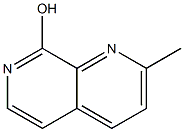 2-甲基-1,7-萘啶-8-醇 结构式