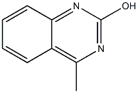 2-羟基-4-甲基喹唑啉 结构式