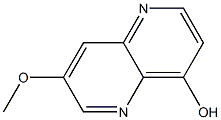 8-氯-3-羟基-1,5-萘啶 结构式