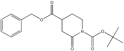 Benzyl 1-Boc-2-oxopiperidine-4-carboxylate 结构式