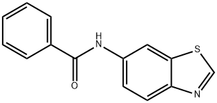 N-(苯并[D]噻唑-6-基)苯甲酰胺 结构式