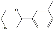 2-(3-methylphenyl)morpholine 结构式