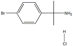 2-(4-BROMOPHENYL)PROPAN-2-AMINE HCL 结构式
