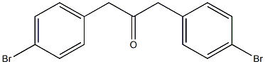 1,3-双(4-溴苯基)丙-2-酮 结构式