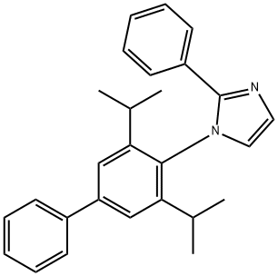 1-(3,5-二异丙基-4-联苯基)-2-苯基-1H-咪唑 结构式