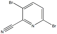 3,6-dibromopicolinonitrile 结构式