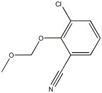 3-Chloro-2-methoxymethoxy-benzonitrile 结构式