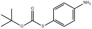 S-(4-氨基苯基) O-叔丁基 硫代碳酸酯 结构式