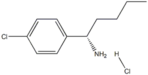 (1S)-1-(4-CHLOROPHENYL)PENTYLAMINE HYDROCHLORIDE 结构式
