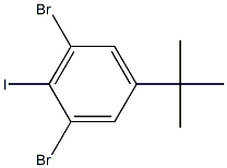 1,3-Dibromo-5-tert-butyl-2-iodo-benzene 结构式