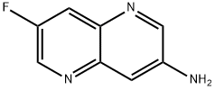 7-氟-1,5-萘啶-3-胺 结构式