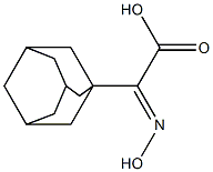 (E)-2-((3R,5R,7R)金刚烷-1-基)-2-(异亚硝酸)乙酸 结构式