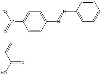 对硝基偶氮苯丙烯酸酯 结构式