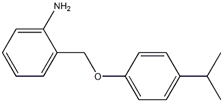 2-((4-isopropylphenoxy)methyl)aniline 结构式