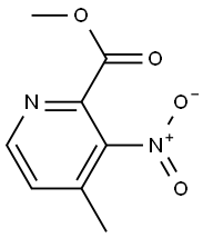 4-Methyl-3-nitro-pyridine-2-carboxylic acid methyl ester 结构式