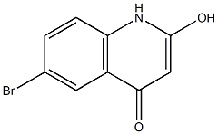 6-Bromo-2-hydroxy-1H-quinolin-4-one 结构式