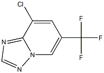 8-Chloro-6-trifluoromethyl-[1,2,4]triazolo[1,5-a]pyridine 结构式