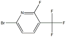 2-氟-6-溴-3-三氟甲基吡啶 结构式