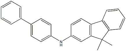 BIPHENYL-4-YL-(9,9-DIMETHYL-9H-FLUOREN-2-YL)-AMINE 结构式