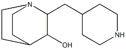 2-(piperidin-4-ylmethyl)quinuclidin-3-ol 结构式