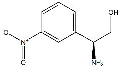 (S)-2-amino-2-(3-nitrophenyl)ethanol 结构式