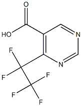 4-(perfluoroethyl)pyrimidine-5-carboxylic acid 结构式
