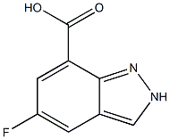 5-Fluoro-2H-indazole-7-carboxylic acid 结构式